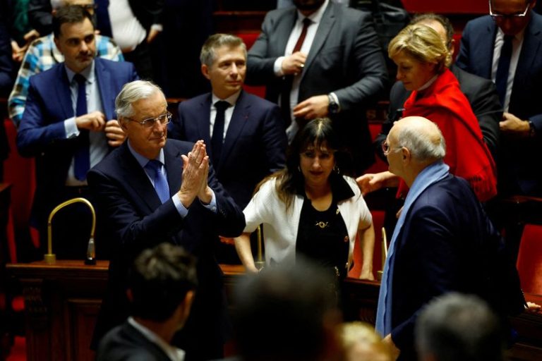 French bonds, stocks take a breather after government collapse but uncertainty remains