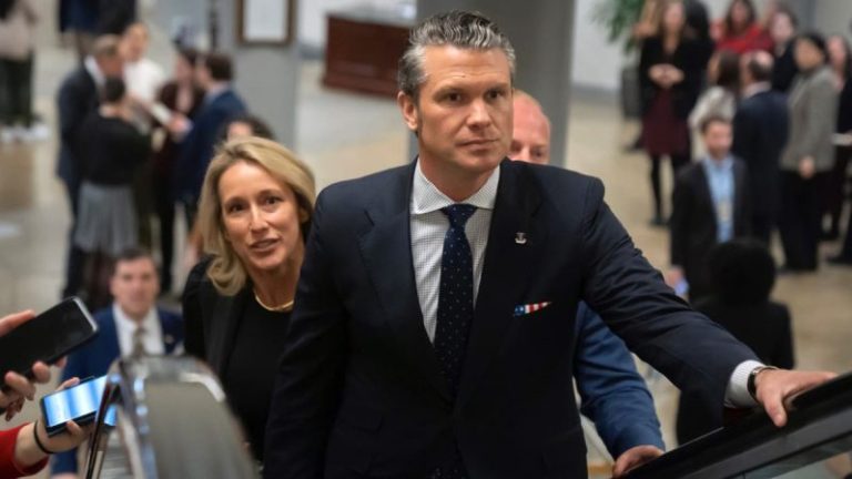 Pete Hegseth says he will be ‘standing right here in this fight’ after meeting with senators