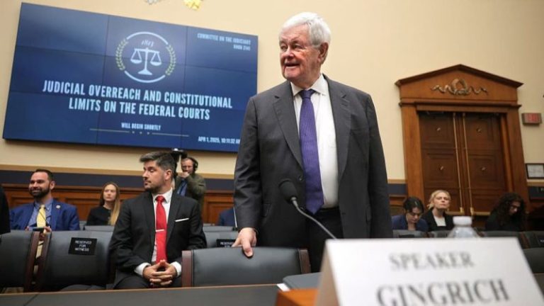 Wave of court orders blocking Trump’s agenda are a ‘judicial coup d’etat,’ Gingrich says