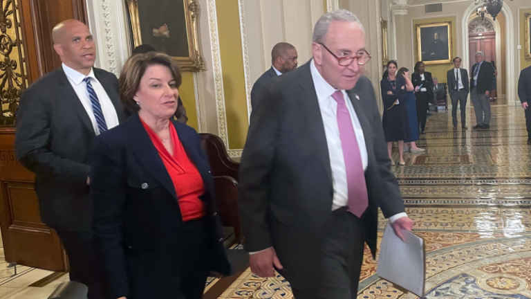 Dem senators rip GOP’s ‘Silence of the Lambs’ as Trump marks 100th day