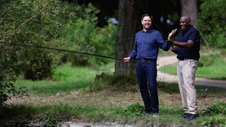 DNC rips JD Vance for fishing with British foreign secretary in latest bizarre attack; Republicans hit back